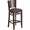 Burgundy Vinyl Seat/Walnut Wood Frame, variant on Flash Furniture Darby Series Slat Back Mahogany Wood Restaurant Barstool