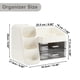 thumbnail image 4 of Organizador de Maquillaje de Tres Capas con Cajón para Labial, Brocha y Delineador Blanco, 4 of 7