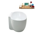 thumbnail image 5 of 65" Streamline N302WH Soaking Freestanding Tub and Tray With Internal Drain in Glossy White, 5 of 11
