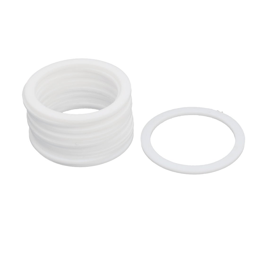 350 Pc White Nylon Washer Assortment Kit - Assorted Sizes M2 To M8, Plastic Flat Washers For Appliances