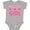AC-Heather Grey, variant on Inktastic Grammy's Girl Granddaughter Girls Baby Bodysuit