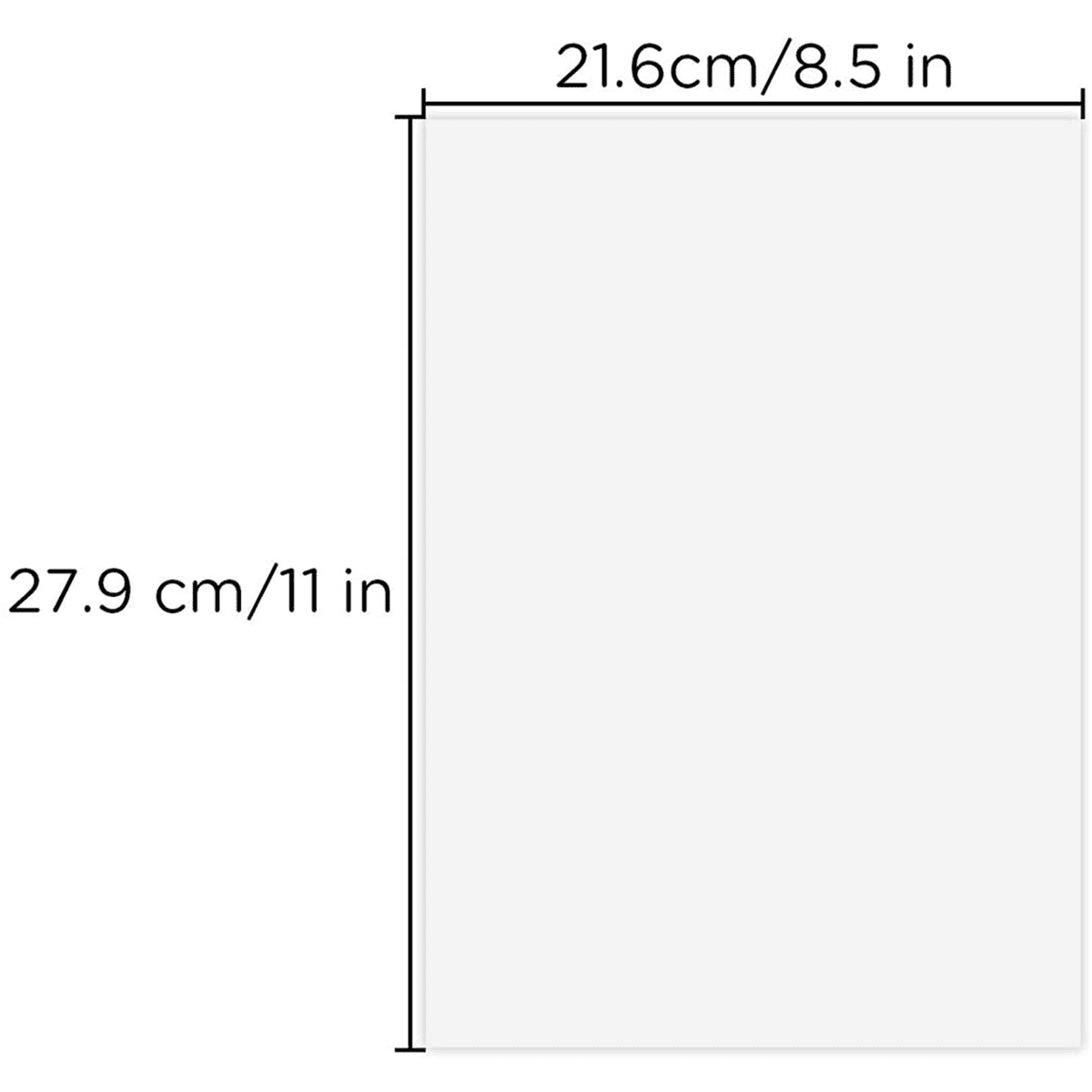 125 Sheets Printable Vinyl Sticker Paper Self-Adhesive Waterproof Matte White Printing Paper Sheet, for Inkjet Printer