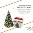 thumbnail image 2 of Spode Christmas Tree Tree Salt and Pepper Gift Box Set, Gold, 2 of 2