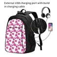 thumbnail image 2 of Yiaed Orchids Flowers Print Laptop Backpack,Business Travel Durable Laptops Backpack with USB Charging Port,Water Resistant College Computer Bag, 2 of 5