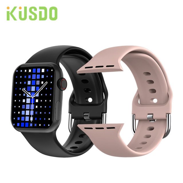 Reloj inteligente 2023 KUSDO 44mm relojes deportivos para hombres y mujeres llamadas Bluetooth pulsera de Fitness