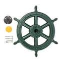 thumbnail image 6 of Jack and June Yellow and Green Captain Ship Wheel Swing Set Accessory for Any Playset, 6 of 8