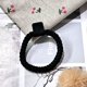 thumbnail image 1 of Diadema de color marrón leche con una cuenta tejida, tocado sencillo para niña, muy elástico, duradero, anillo para el cabello con cara sonriente, cómodo de usar, 1 of 6