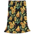 thumbnail image 2 of Pofeuu Sunflowers And Bird Print Ultra-Soft Micro Fleece Blanket,for Bed Or Sofa,All Season Throw Blankets Flannel Blanket-60"x50", 2 of 7