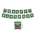 thumbnail image 2 of 16PCS Football Birthday Party Supplies Set 7.48in Plates Cups Napkins Banner and Table Cover for American Football Theme Celebration, Game Day Touchdown Decorations for 16 Guests, 2 of 8