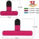 thumbnail image 2 of Paquete de 12 clips para bolsas de chips YONGSHENG colores surtidos grandes y pequeños, 2 of 5