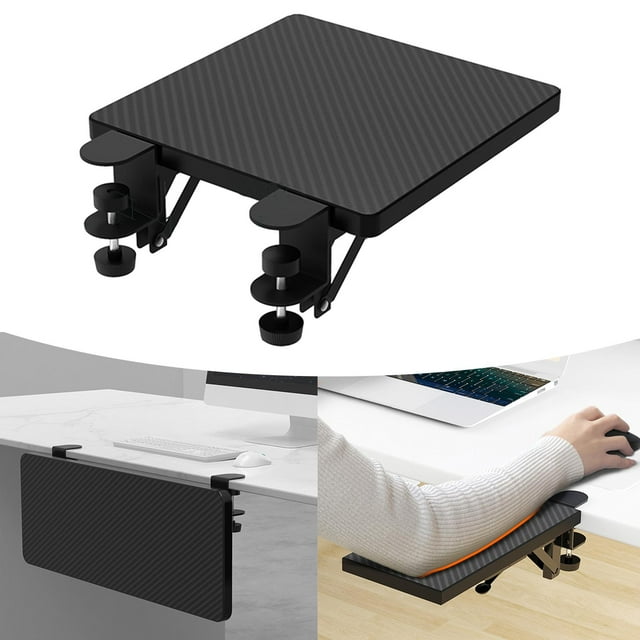 Extensor de Escritorio Ergonómico de Abrazadera Sin Punzón Inclinable Plegable Soporte Del Del Codo para El Work Pequeña Hugo Extensor de escritorio