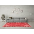 thumbnail image 3 of Ahgly Company Indoor Square Persian Red Traditional Area Rugs, 5' Square, 3 of 4