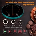 thumbnail image 2 of BUIDIC Coffee Mug Warmer with Auto Shut Off, Electric Mug Beverage Warmer with 2 Temp Setting and 1-12H Timing, 122/140℉ Warmer Heating Plate for Tea, Water, Cocoa, Milk, 2 of 8
