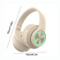 thumbnail image 3 of Xihbxyly Ofertas Del Prime Day de Hoy Auriculares Auriculares Inalámbricos Bluetooth Subwoofer Bluetooth 5.3 Auriculares para Juegos de Ordenadores Móviles Música Deportes, 3 of 7