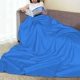 thumbnail image 6 of Pofeuu Dodgerblue Print Ultra-Soft Micro Fleece Blanket,for Bed Or Sofa,All Season Throw Blankets Flannel Blanket-40"x30", 6 of 7