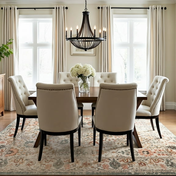 nuLOOM Lenore Vintage Floral Area Rug, 7' 10" x 10', Lenore Beige