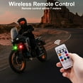 thumbnail image 3 of 4PCS Wireless LED Strobe Lights with Remote Control, 8 Colors USB Charing Waterproof Anti-Collision Led Emergency Warning Lights for Car Motorcycle Drone Aircraft Bike, 3 of 8