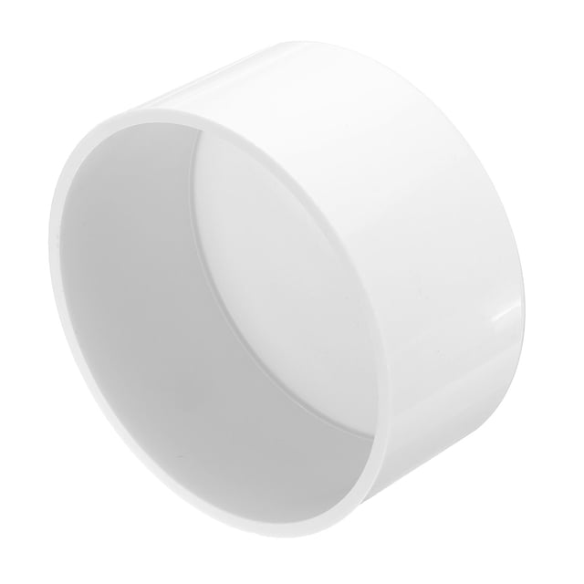 Adaptador de tapón de extremo de tubo Uxcell de 4 pulgadas, accesorios de socket, blanco