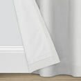 thumbnail image 5 of Eclipse Hadley 100% Blackout Curtain Panel, Linen Blend Grommet Window Curtain, 1 Panel, 50 In Wide x 84 In Long, White, 5 of 9