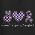 thumbnail image 5 of Wild Bobby Autism Accept Love Understand Autism Awareness Women Racerback Tank Top, 5 of 5