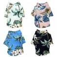 thumbnail image 3 of Novobey Hawaiian Dog Shirts Aloha Dog Shirt Pet Summer Cool Summer Flower Pineapple Shirt for Small to Medium Puppy Dog Cat XS/S/M/L/XL/XXL, 3 of 6