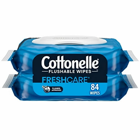 Kleenex Cottonelle Fresh Care Flushable Cleansing Cloths Refills (Pack of 72)