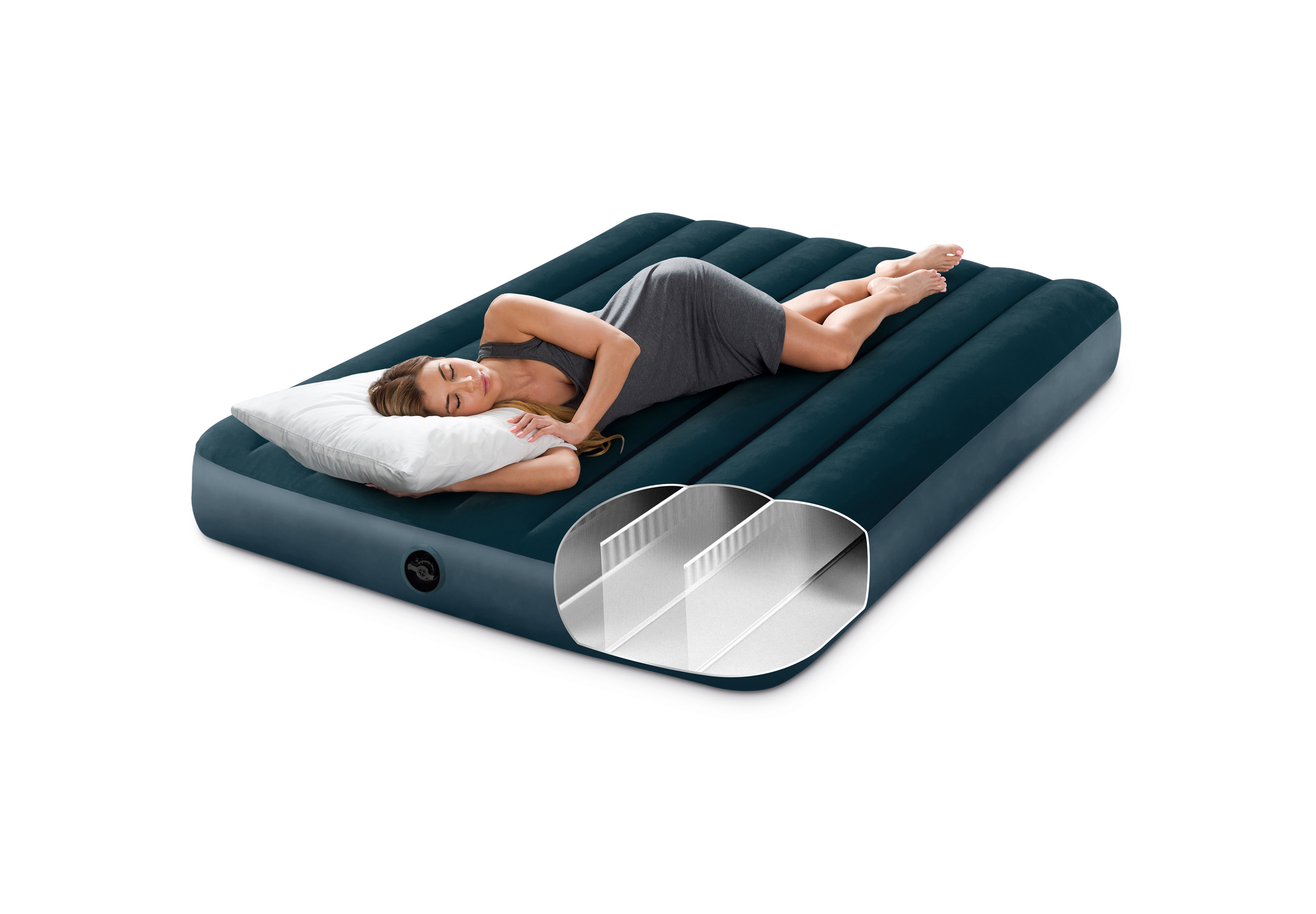 Intex 10" Standard Dura-Beam Airbed Mattress - Pump Not Included - FULL - image 3 of 10
