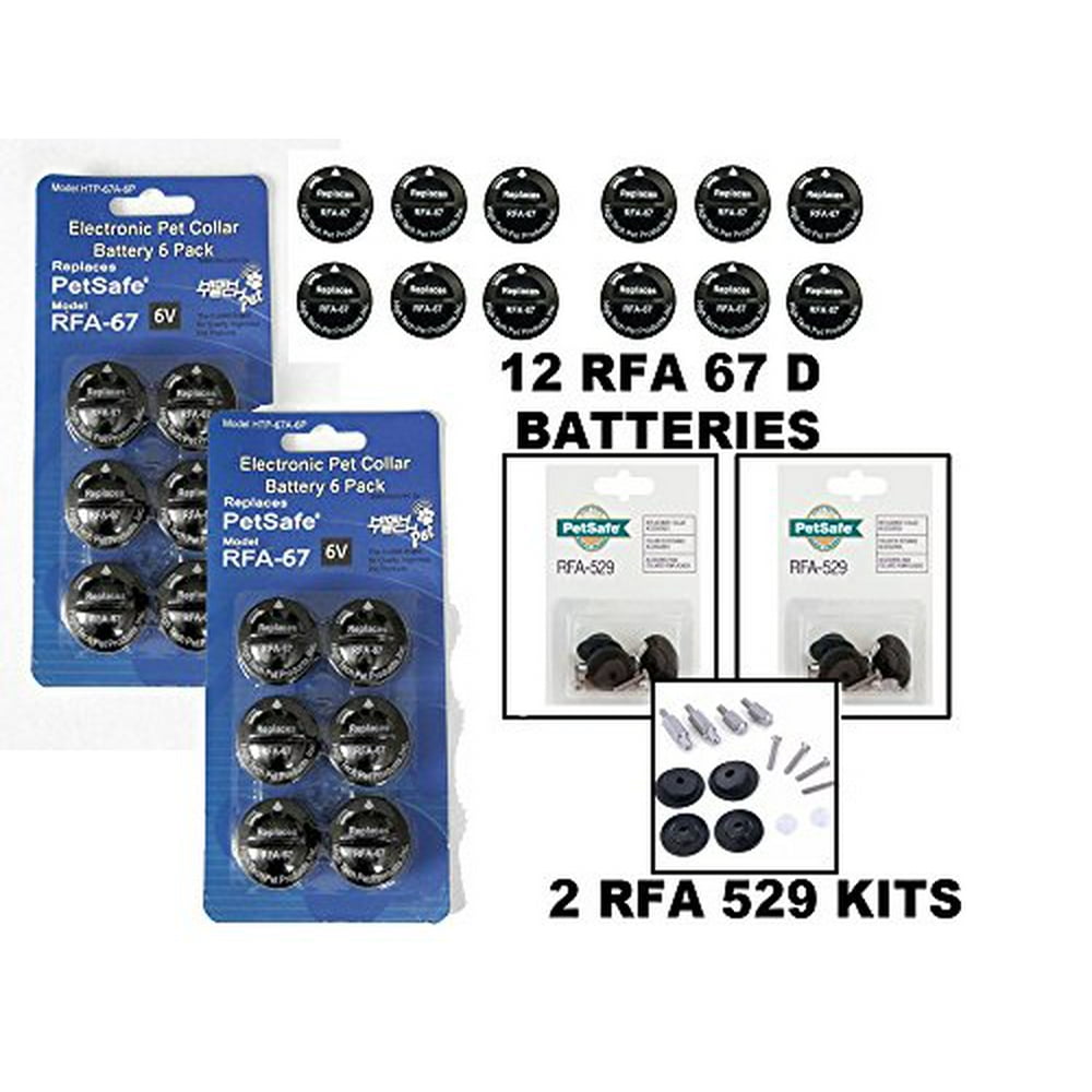 HIGH TECH RFA 67 BATTERIES Alternative 12 PACK PLUS PetSafe 2 RFA 529