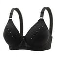thumbnail image 4 of Birdeem Woman's Embroidered Glossy Comfortable Breathable Bra Underwear No Rims, 4 of 12