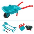 thumbnail image 2 of Children's Complete Landscaping Garden Tool Sets with Small Cart Sprinkler Rake Shovel Gloves, 2 of 8