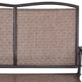 Gymax Patio Loveseat Glider Rocking Bench Double Chair With Arm