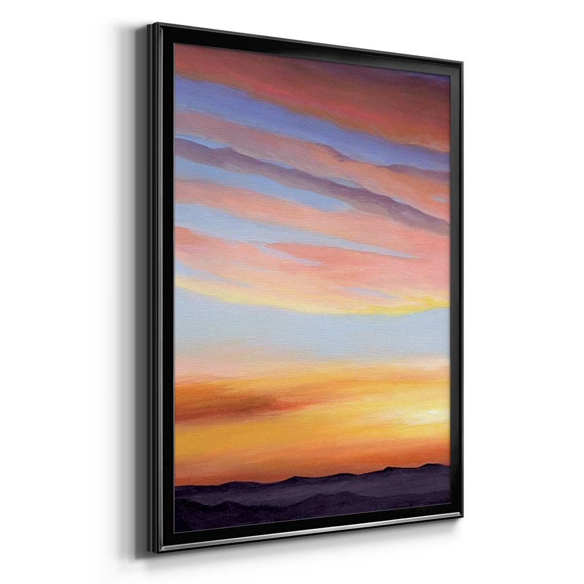 Ignited Dusk I Premium Framed Print - Ready to Hang