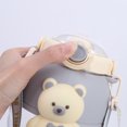 thumbnail image 1 of Hervidores deportivos de 900 ml de gran capacidad Bear Big Belly Cup Gifts con pajita (Beige) Ehuebsd Libre de BPA, 1 of 9