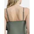 thumbnail image 4 of Time and Tru Women's and Women's Plus Tiered Ruffle Tankini Top, Sizes S-3X, 4 of 5