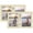 Beige (Double), variant on Mat Board Center 2-Opening 4x6 Gray Hinged Picture Frames, 1 Pack