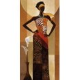 thumbnail image 2 of Mallett, Keith 18x32 White Modern Wood Framed Museum Art Print Titled - Amira, 2 of 4