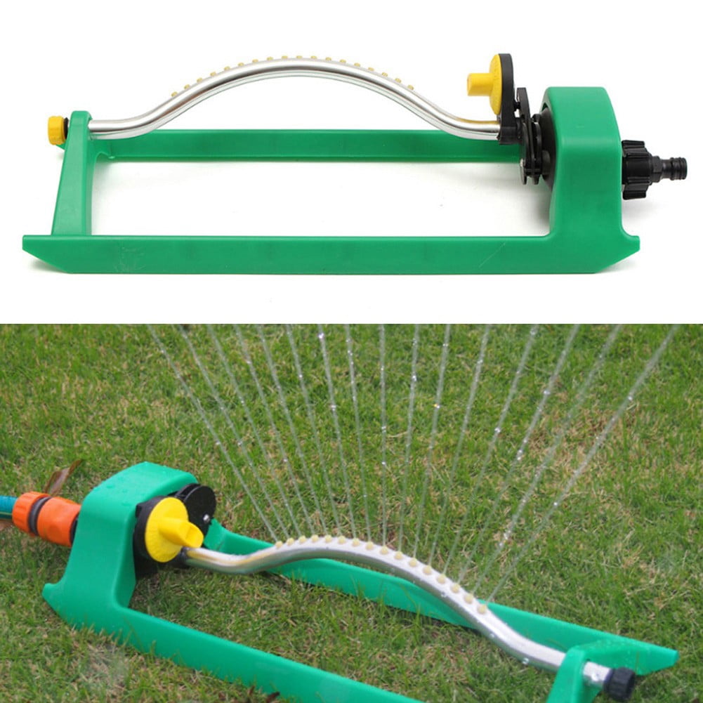 Dleader 18 Jets Oscillating Lawn Sprinkler Watering Garden Water Pipe Hose Connector Home Decor