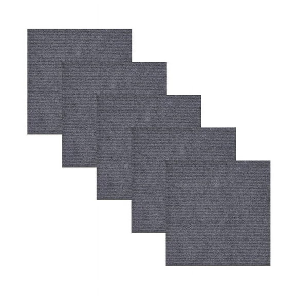Self-Adhesive Carpet Tiles 30x30cm - Easy Install Floor Mats for Home, Office, Hallway, Study & Bedroom, DIY Decor C