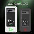 thumbnail image 2 of GFDYREE for Google Pixel 7 Pro Case, [Anti-Fingerprint] [Slim Fit] [Military Protection] with Impact-Absorbing Layer Design [Shockproof] Translucent Matte Hard Back Cover for Pixel 7 Pro 6.7, 2 of 7