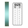 thumbnail image 6 of Teal Gradient Flower Plant Bird Table Runner Home Wedding Table Flag Mat Centerpieces Decoration Party Dining Long Tablecloth, 6 of 7