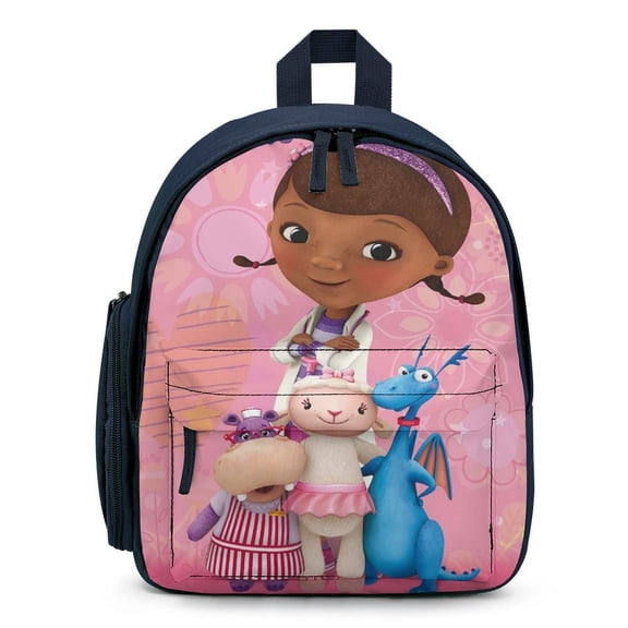 Doc Cute Mc-Stuffin Lightweight Backpack Small Shoulder Bags Bookbag Daypack Backpacks