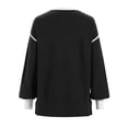 thumbnail image 2 of IDOPIP Sweatshirts for Women Crewneck Casual Pullover Tops Long Sleeve Shirts Loose Fit Tops, 2 of 8