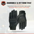 thumbnail image 6 of Daniel Smart Men’s Textile Gloves – Motorcycle Gloves with soft knuckle and Goatskin Leather Palm and Touch Screen Fingertips, 6 of 6
