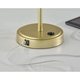 thumbnail image 5 of Mainstays Gold Metal Stick Table Lamp with USB and USB-C Ports, 19 in, 5 of 7