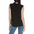 thumbnail image 2 of Michael Stars womens  Monique Button-Down Tank, L, Black, 2 of 3