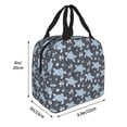 thumbnail image 2 of Bingfone Turtle Print Lunch Bag Insulated Lunch Box, Small Leakproof Cooler Food Lunch Containers Reusable High Capacity Lunch Tote Bags for Work, Travel, Outdoor, 2 of 5