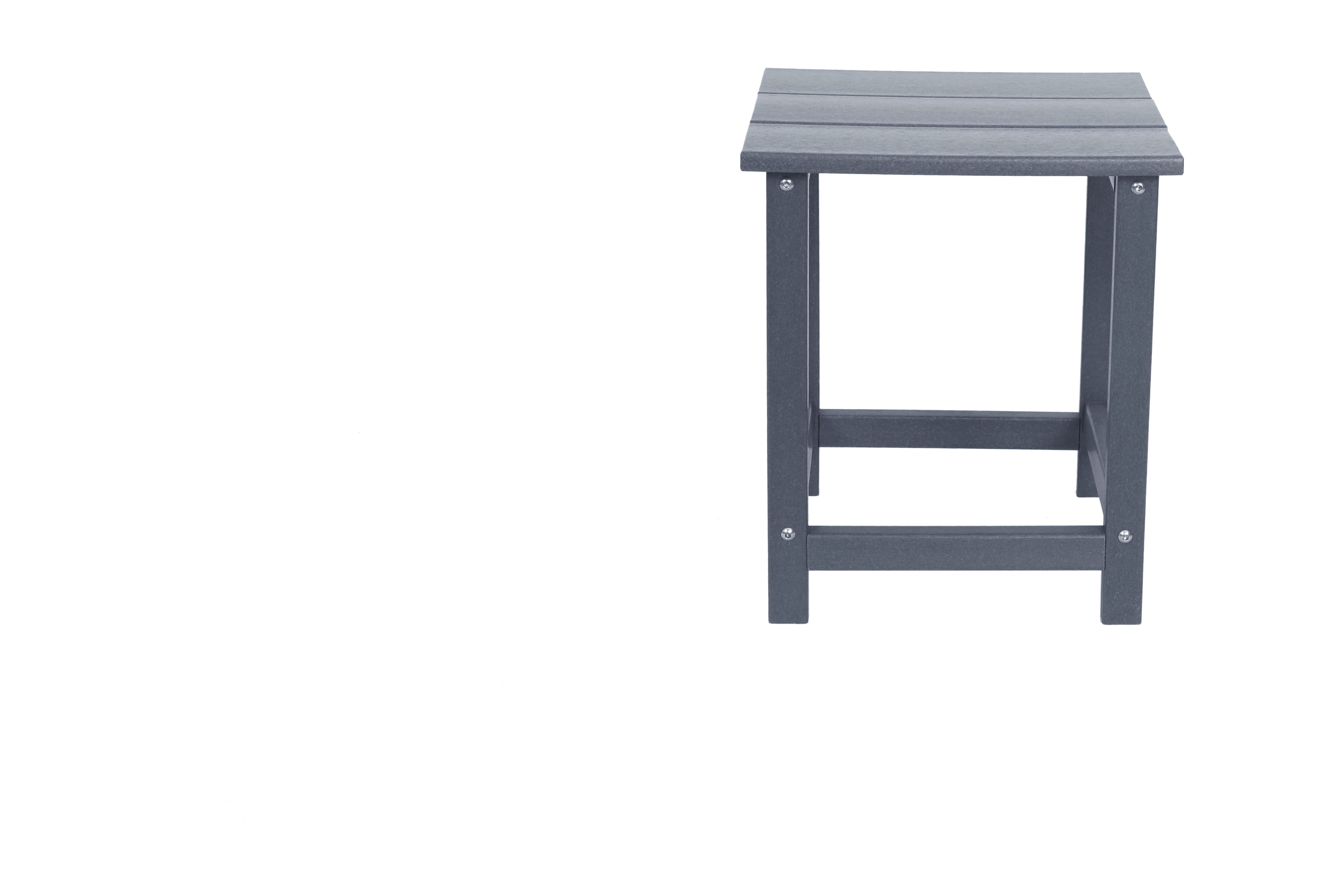 Outdoor Side Table, Patio Side Table, HDPE End Tables for Backyard Pool Porch Garden Lawn