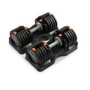 NordicTrack55 Lb Select-A-Weight Dumbbell Set: Compact Design, 15 Different Weight Increments, and iFIT Integration for Interactive Workouts and More