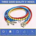 thumbnail image 3 of For Ac Gauges R134a R12 R22 R502 3way Automotive Puncturing Tap Freon, 3 of 4