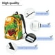 thumbnail image 3 of Easygdp Cool Dinosaur Playing Guitar Mochila de Lona Resistente para Laptop, Compatible con Laptops de 15 a 17 pulgadas, Ideal para Escuela, Trabajo y Viajes-Small, 3 of 5